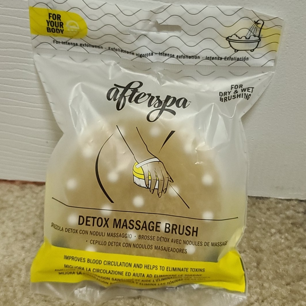 NWT Afterspa Detox Massage Brush